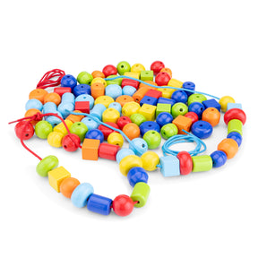 100pc New Classic Toys Wooden Lacing Beads – Kids Arts & Crafts