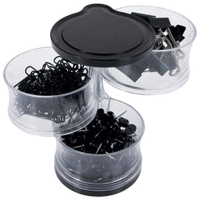3 Nook Swingout Desk Organizer – With Paperclips, Pushpins
