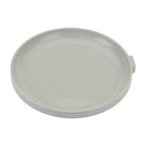 4pk Set 10” Microwave-Safe Plastic Plates – Reusable, Stackable