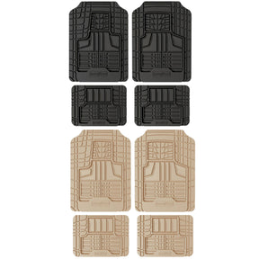 4pc Goodyear All-Weather Heavy-Duty Car Floor Mats – Trim To Fit