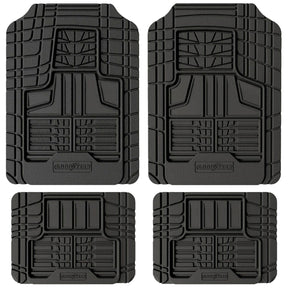 4pc Goodyear All-Weather Heavy-Duty Car Floor Mats – Trim To Fit