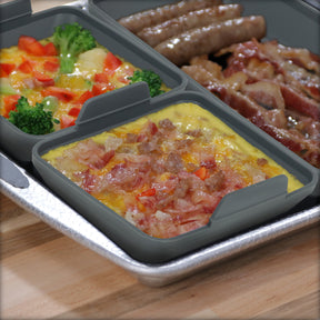 4pc Handy Sheetz Silicone Baking Trays – For Oven & Microwave