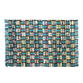 Sunrise Chindi Rug of Colorful Recycled Fabric – Many Styles