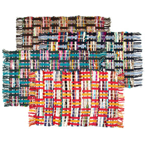 Sunrise Chindi Rug of Colorful Recycled Fabric – Many Styles