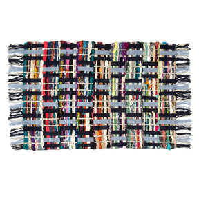 Sunrise Chindi Rug of Colorful Recycled Fabric – Many Styles