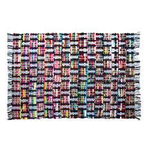 Sunrise Chindi Rug of Colorful Recycled Fabric – Many Styles