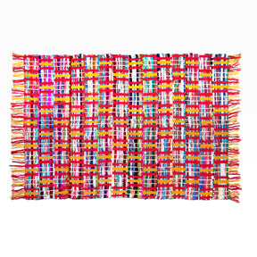 Sunrise Chindi Rug of Colorful Recycled Fabric – Many Styles
