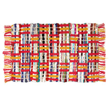 Sunrise Chindi Rug of Colorful Recycled Fabric – Many Styles