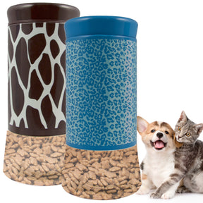 50.5oz Glass Pet Treat Jar & Airtight Lid – Great For Dog Training