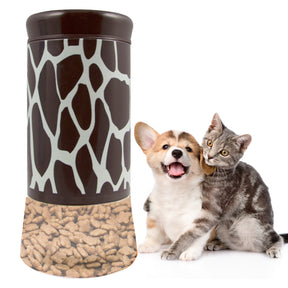 50.5oz Glass Pet Treat Jar & Airtight Lid – Great For Dog Training