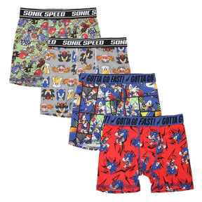 4pk Boys Stretch Sport Boxer Briefs With Favorite Characters