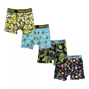 4pk Boys Stretch Sport Boxer Briefs With Favorite Characters