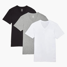 3pk 2(X)IST Men’s Performance Cotton Quick Dry V-Neck T-Shirts