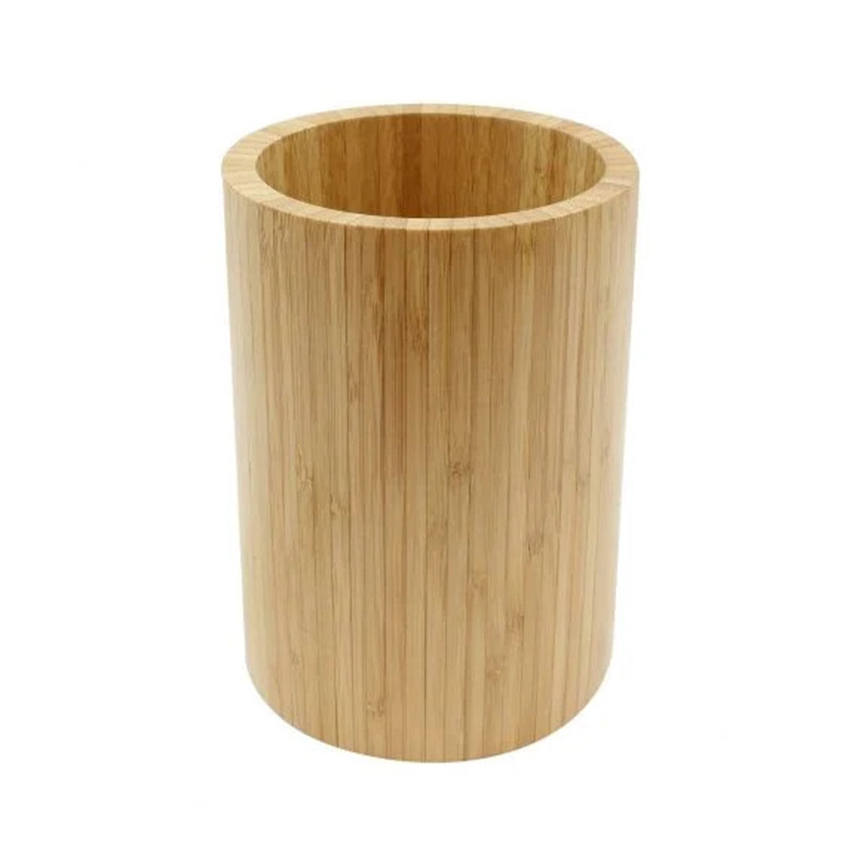 TableCraft Bamboo Utensil Holder – Organizes Serving & Cookware