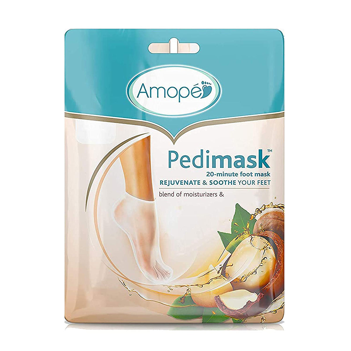 Amopé Pedimask 20 Minute Foot Mask – Soothes & Moisturizes