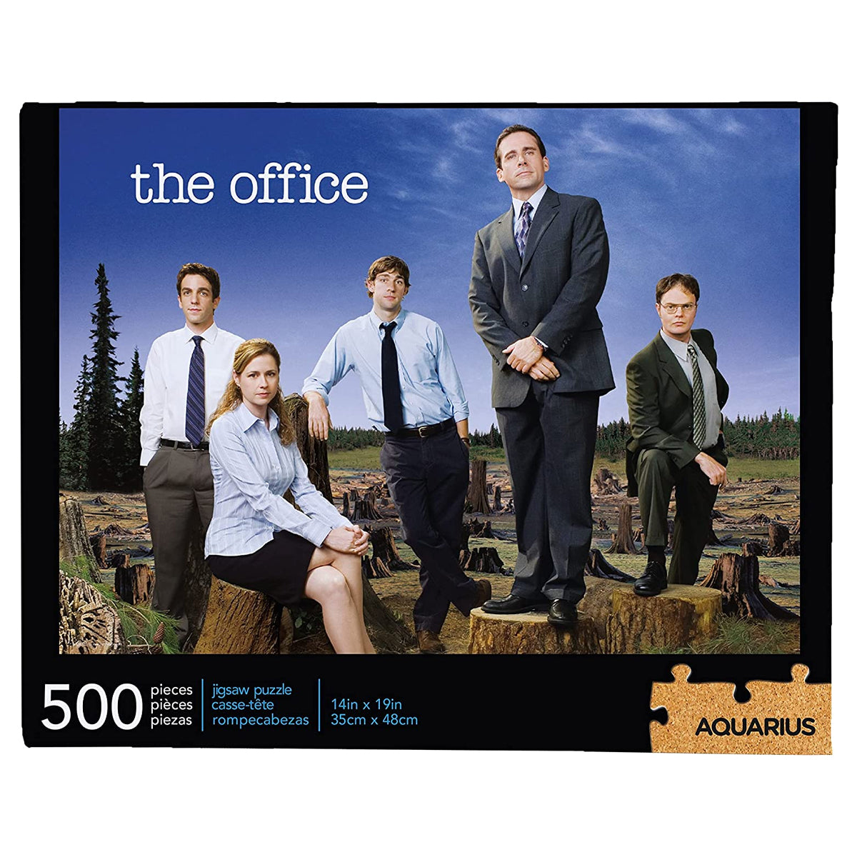 Aquarius 500pc The Office TV Show 14 x 19” Forest Jigsaw Puzzle