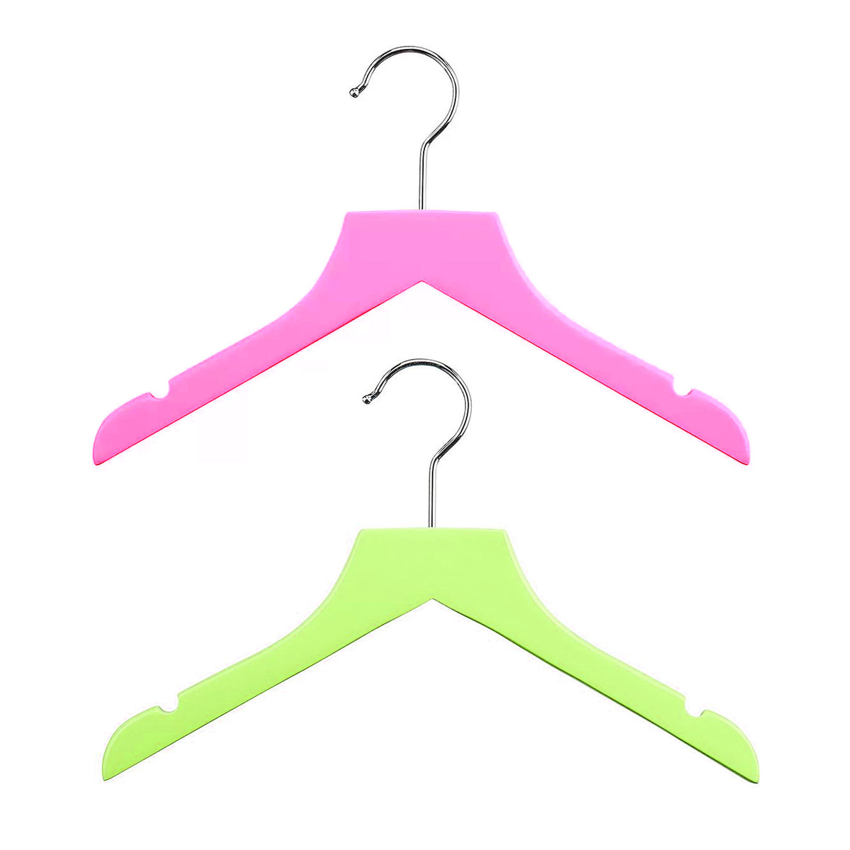 LARGE LOT of 53 :Non-Slip Clothing Hangers 360 Swivel Neck~White Durable  Plastic