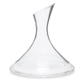 40.6oz Modern Clear Glass Wine Aerating Easy Pour Decanter