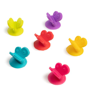 6pk Silicone Butterfly Wine Glass Markers – Works Like A Charm!
