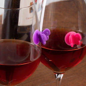 6pk Silicone Butterfly Wine Glass Markers – Works Like A Charm!