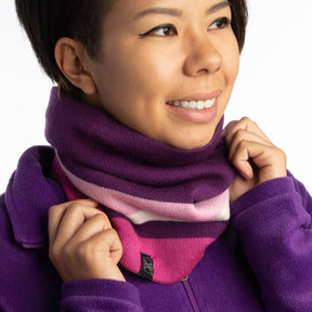 Buff Knit Neck Warmers – Soft & Warm Fleece Scarf Alternative
