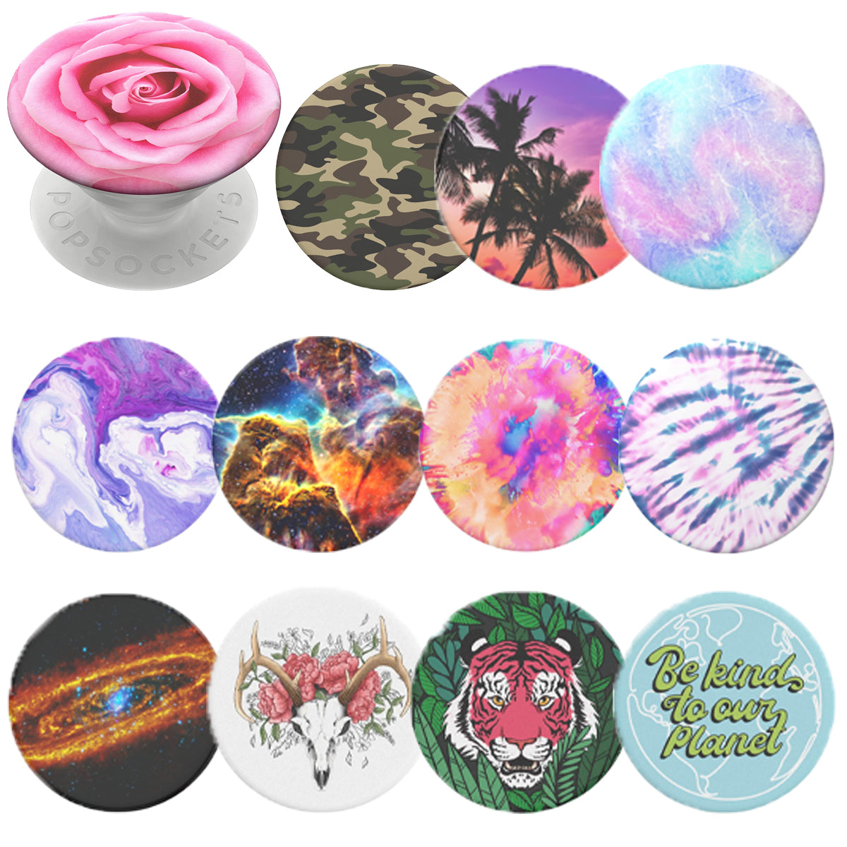 Pop Sockets PopGrip Phone Grip & Stand – Pop-Up Swappable Designs