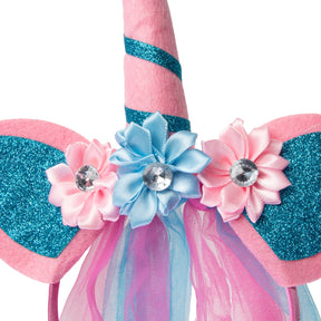 6pk Unicorn Headband With Chiffon Mane – Magical Dress Up!