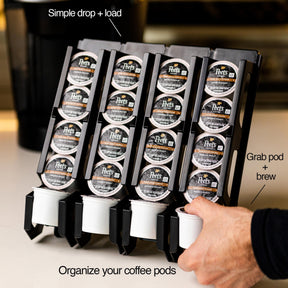 Coffee Pod Holder Organizer – Wall Mount Or Countertop