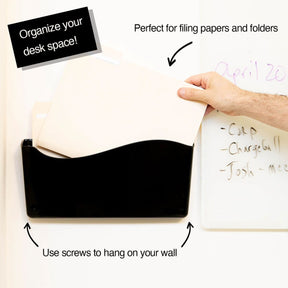 Officemate Wall File – Letter Size Paper Storage Organizer