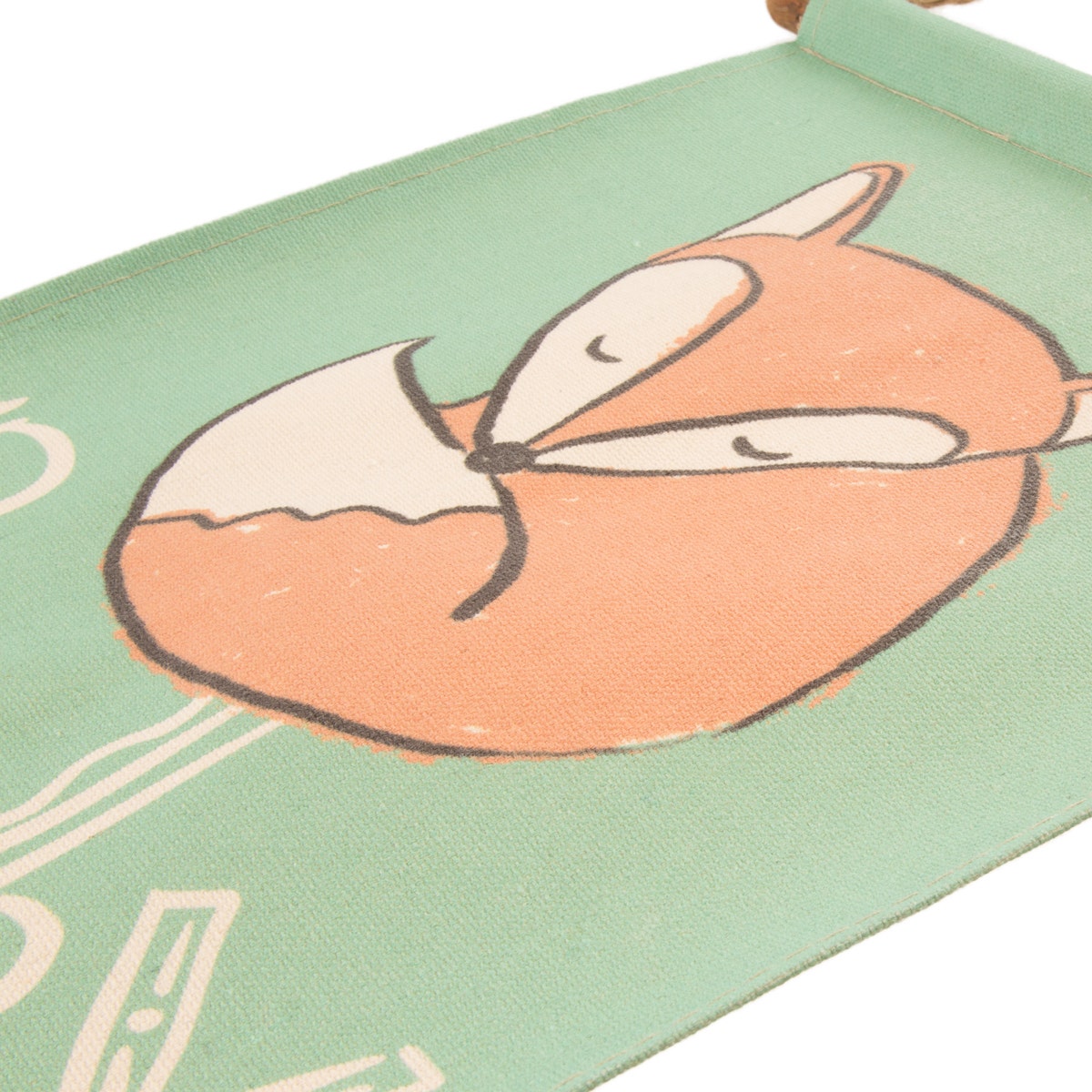 Baby Fox Scroll Wall Banner By Tag – Cute Nursery Room Décor!