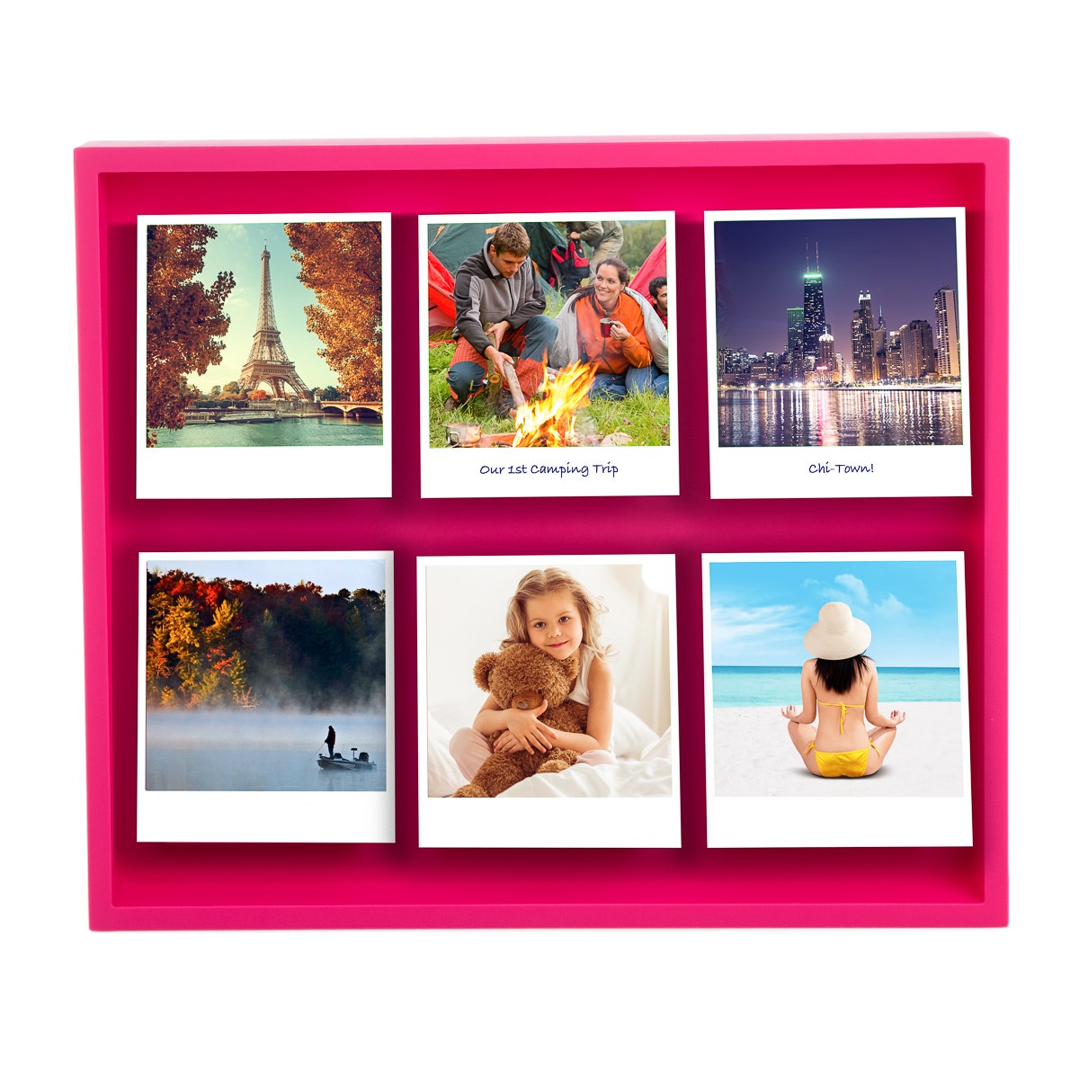 Magnetic 12 x 10” Polaroid Frame - Holds Big Or Multiple Photos