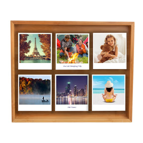 Magnetic 12 x 10” Polaroid Frame - Holds Big Or Multiple Photos