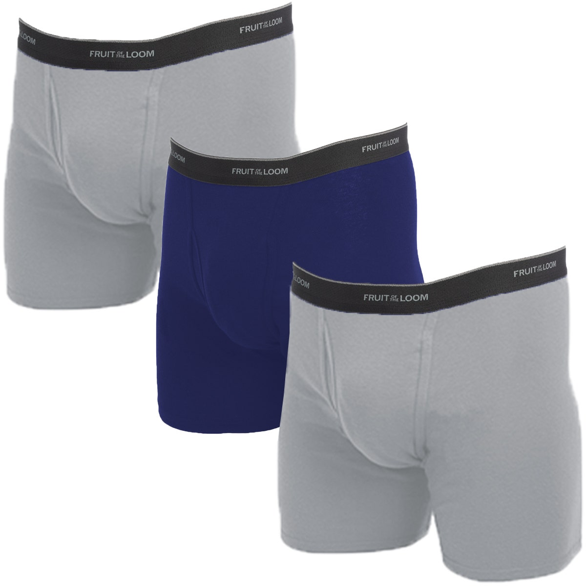 3pk Fruit Of The Loom Men's Tag Free Boxer Briefs – Assorted