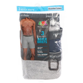 3pk Fruit Of The Loom Men’s Tag Free Boxer Briefs – Assorted