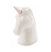 Unicorn Head 8” Porcelain Ceramic Coin Bank – Magical Savings