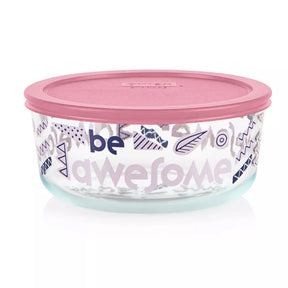 4pk Pyrex 2 Cup Glass Food Storage Containers – Random Patterns