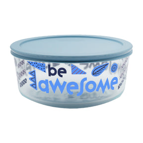 4pk Pyrex 2 Cup Glass Food Storage Containers – Random Patterns