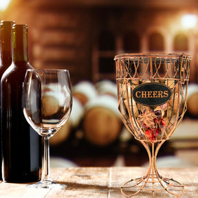 Wine Glass Goblet Cork Collector – Neat Holder, Stylish Décor