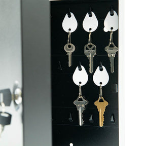 First Alert Wall Mount Locking Steel Key Cabinet – Holds 28 Keys